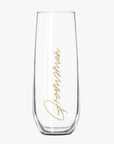 Stemless Champagne Flutes - Bridal Party