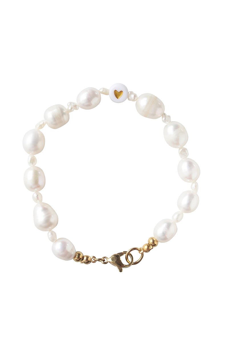 HEART Bracelet - Pearl