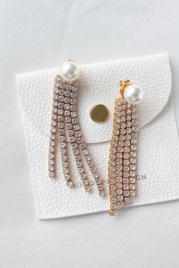 Briana Diamanté Drop Earrings