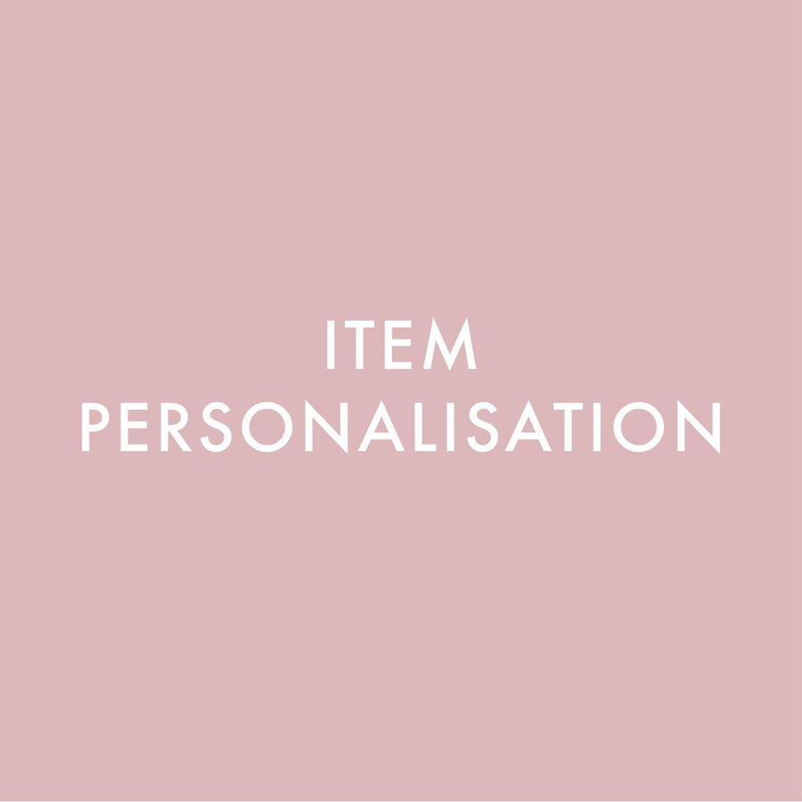 Item Personalisation