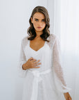 Glittery Bridal Robe | Getting Ready Robe | Wedding Morning Robe