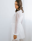 Glittery Bridal Robe | Getting Ready Robe | Wedding Morning Robe