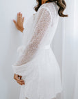 Glittery Bridal Robe | Getting Ready Robe | Wedding Morning Robe