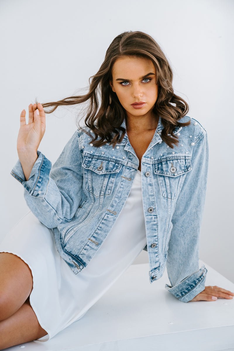 Embellished Bride Denim Jacket