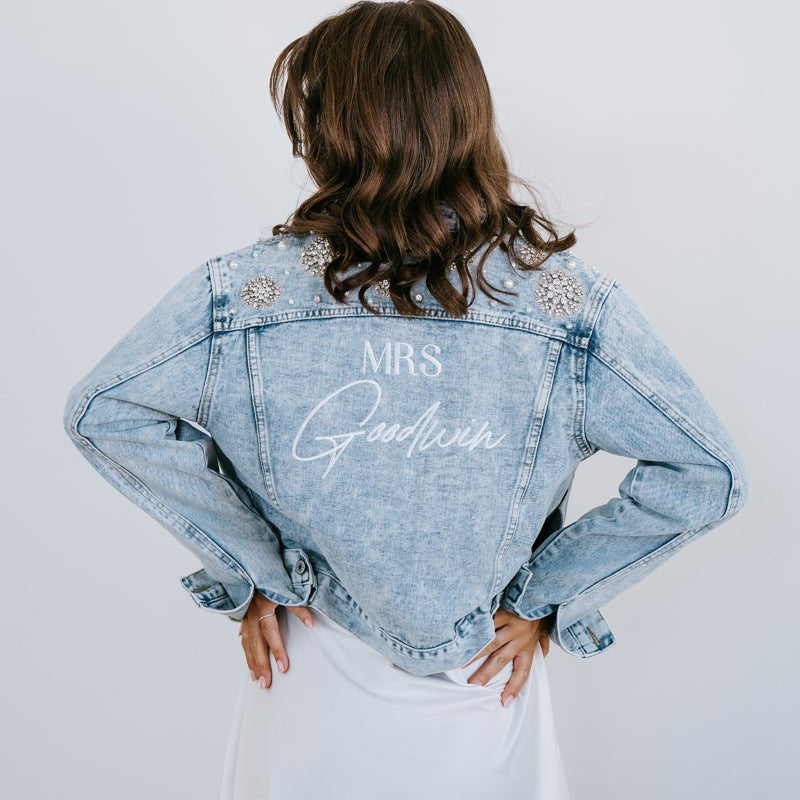 Bride Denim Jacket Embellished