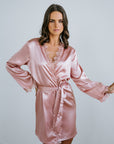 Harriett Satin Bridesmaid Robe