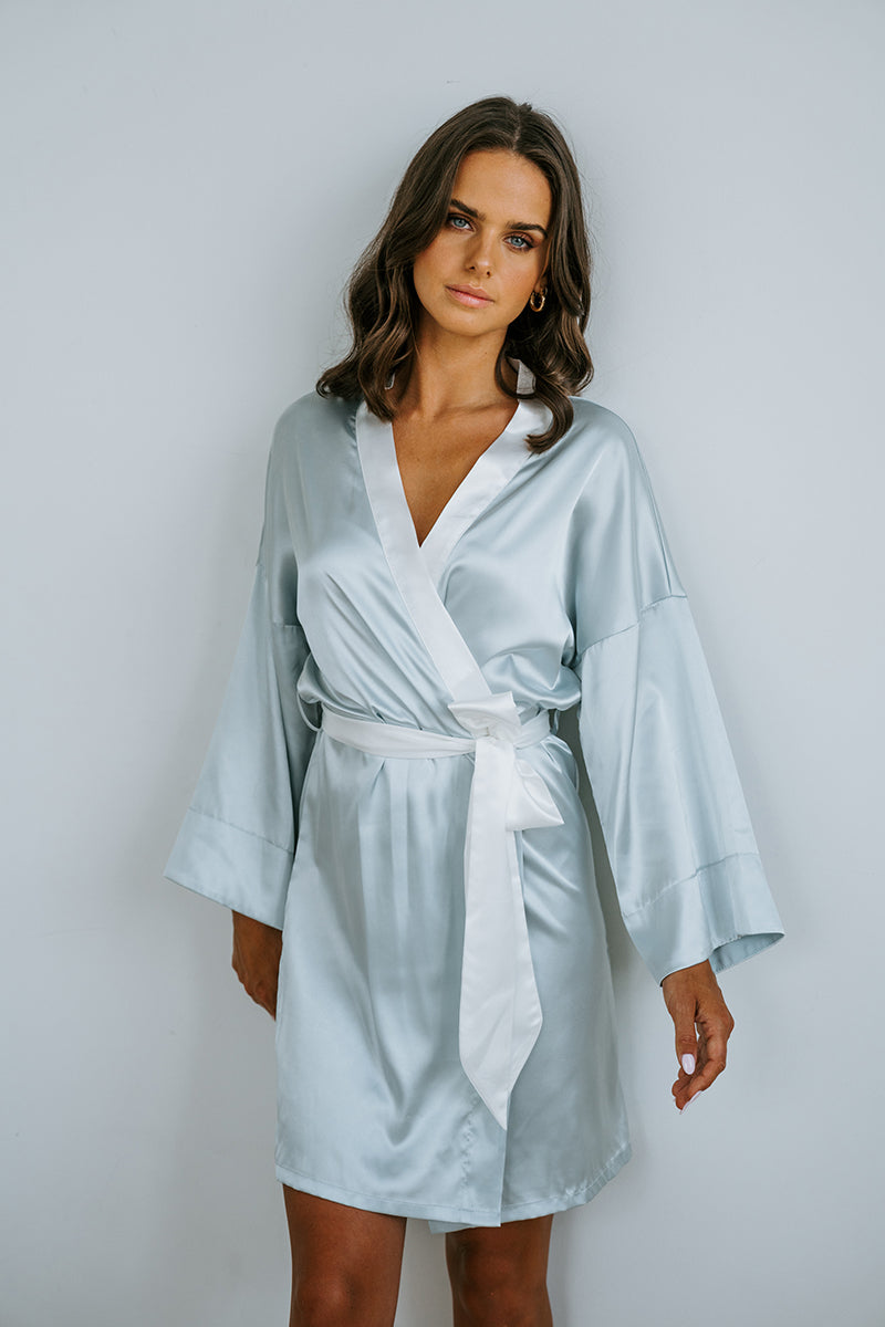 Blue Bridesmaid Robe | Bridesmaid Robes Australia