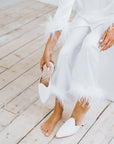 Bridal Slippers | Slippers for the Bride | Bride Slippers