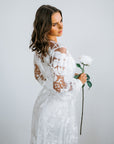 Floral Lace Bridal Robe | Bridal Robes Australia | Wedding Robe