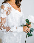 Floral Lace Bridal Robe | Bridal Robes Australia | Wedding Robe