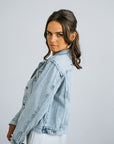 Personalised Denim Jacket | Embroidered Denim Jacket | Wedding Jacket