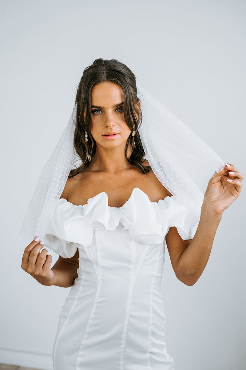 Polka Dot Veil | Bridal Veil | Bride Veil