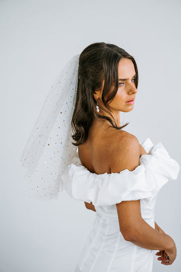 Star and Moon Veil | Hens Party Veil | Bridal Veil