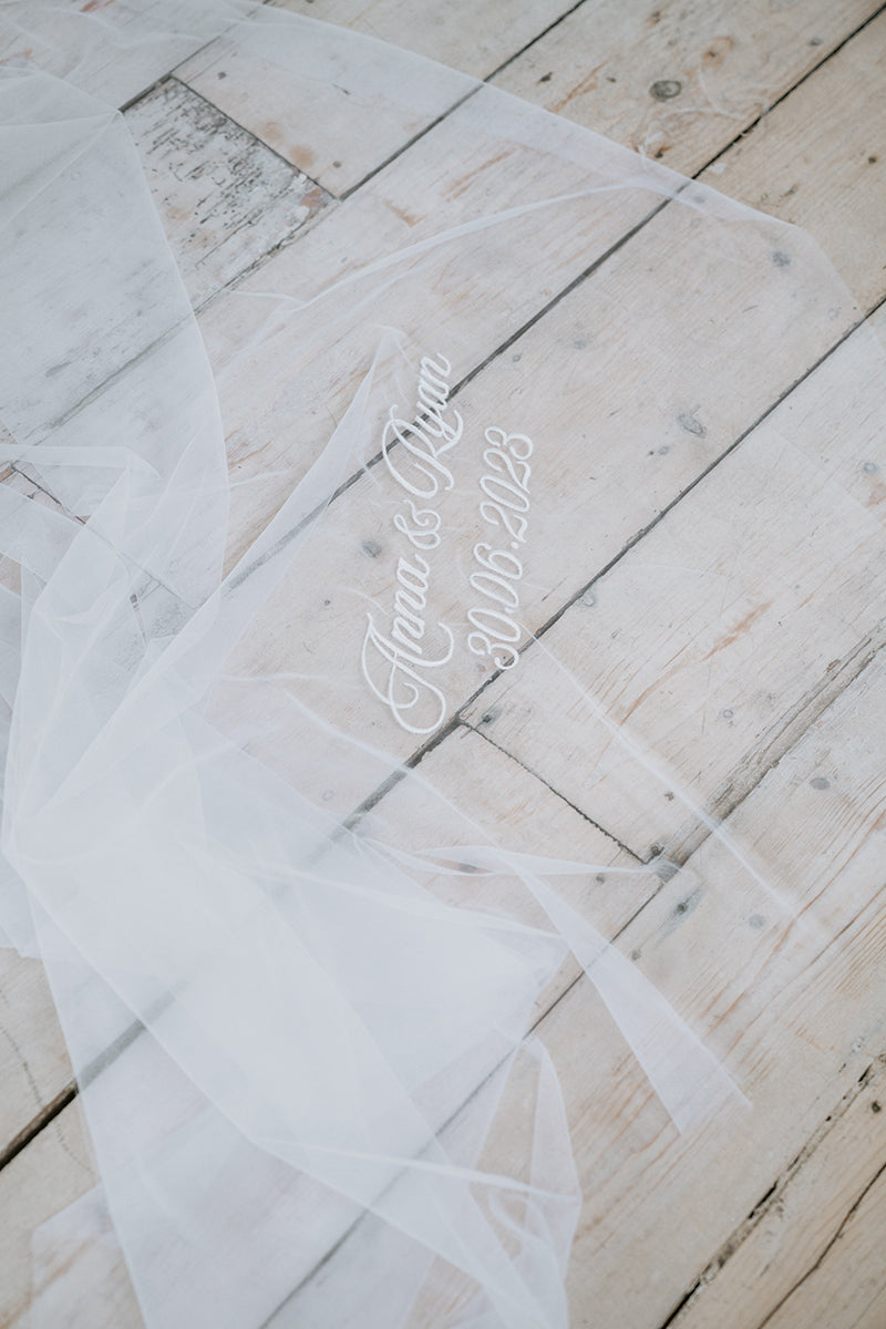 Personalised Veil | Personalised Bridal Veil | Customised Veil