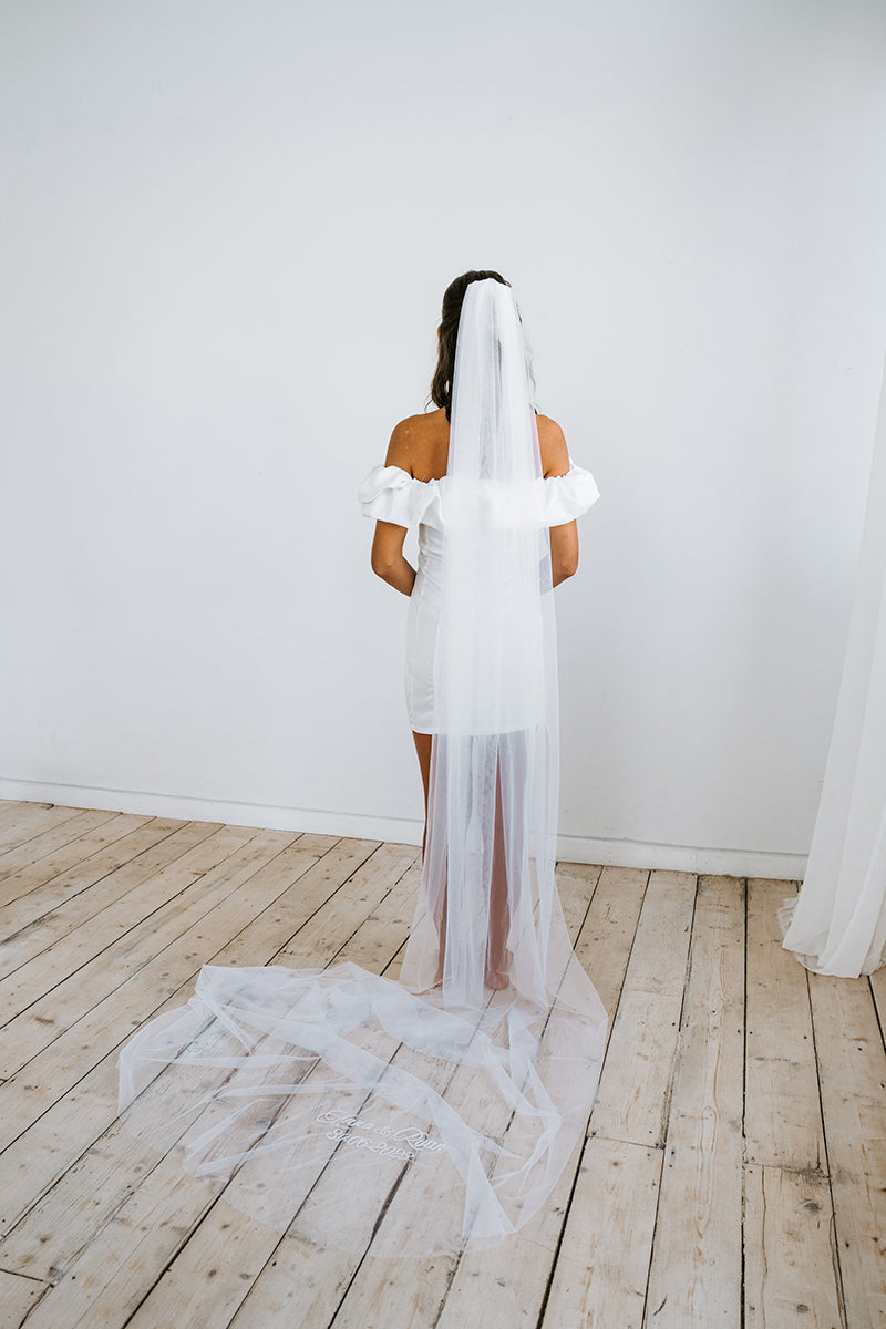 Personalised Veil | Personalised Bridal Veil | Customised Veil