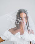 Personalised Veil | Personalised Bridal Veil | Customised Veil