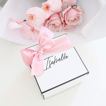 Personalised Name Gift Box- Square