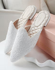 Luxury Pearl Glitter Slippers