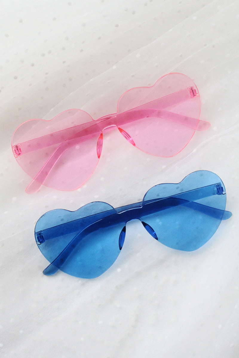 Transparent Heart Sunglasses