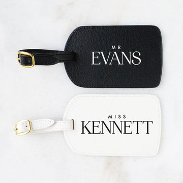 Personalised Title Travel Tag - Miss Poppy Design