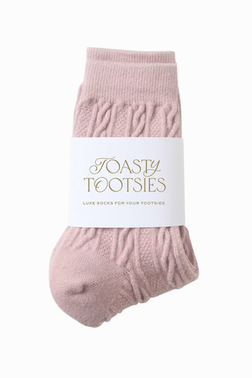 Toasty Tootsies Pink Socks